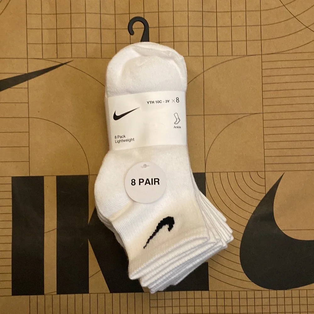 Kids Nike ankle socks 8 pairs